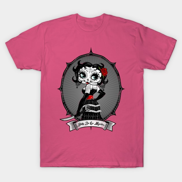 Betty De Los Muertos T-Shirt by Figzy